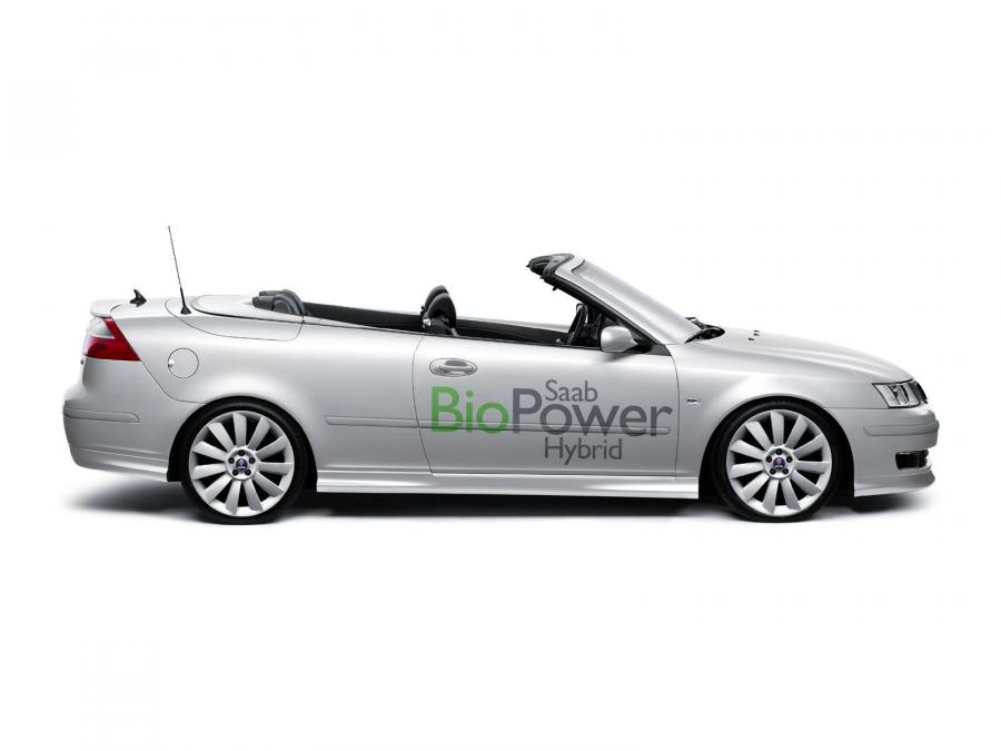  Saab 9-3 Convertible BioPower Hybrid Concept 2006 года  (фото 7 из 16)